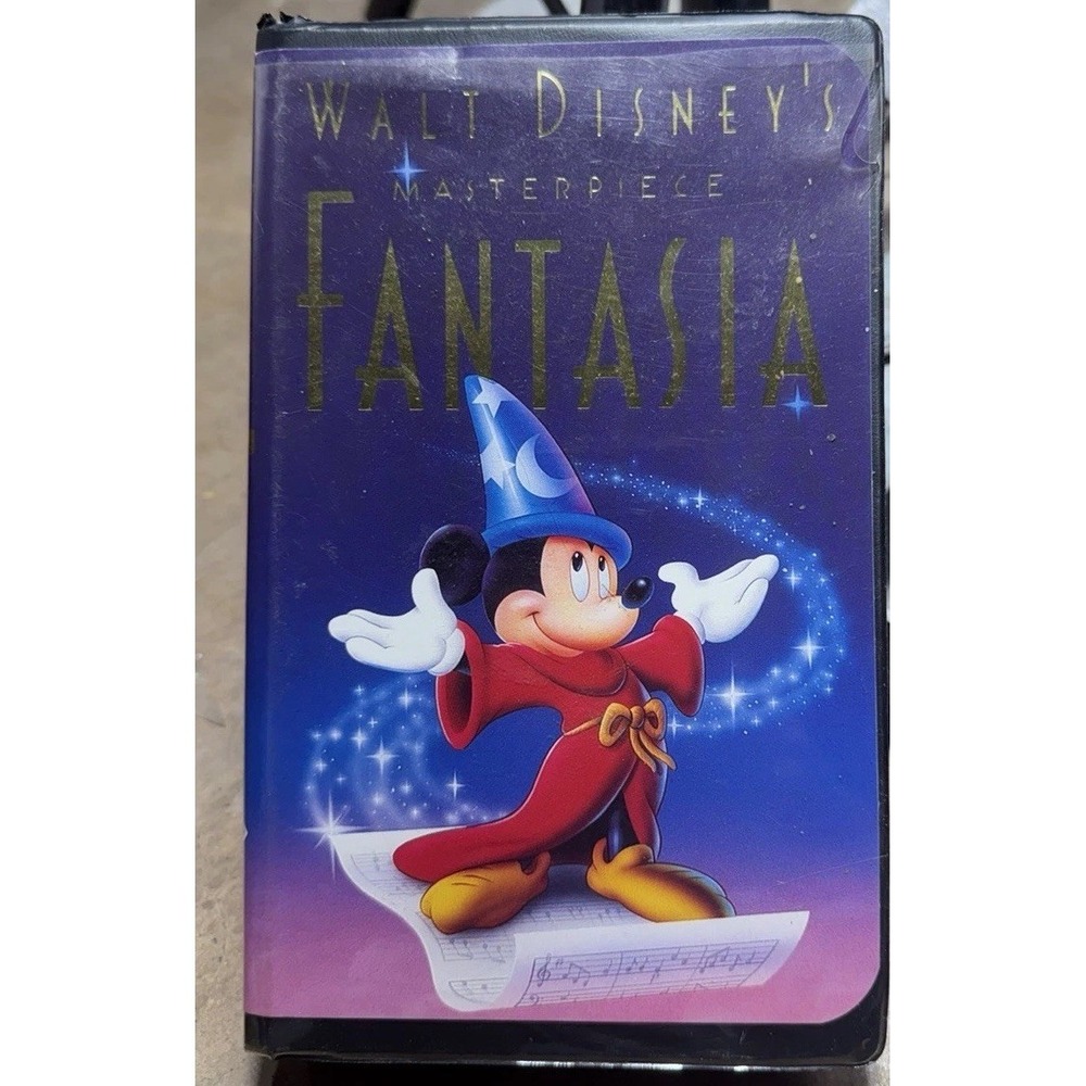 Walt Disney's Masterpiece Fantasia (VHS, 1991) Clamshell Case